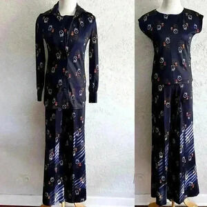 Vintage floral three‎ piece set size xs
